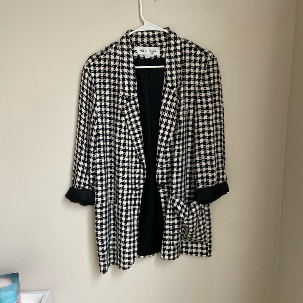 Patterned blazer